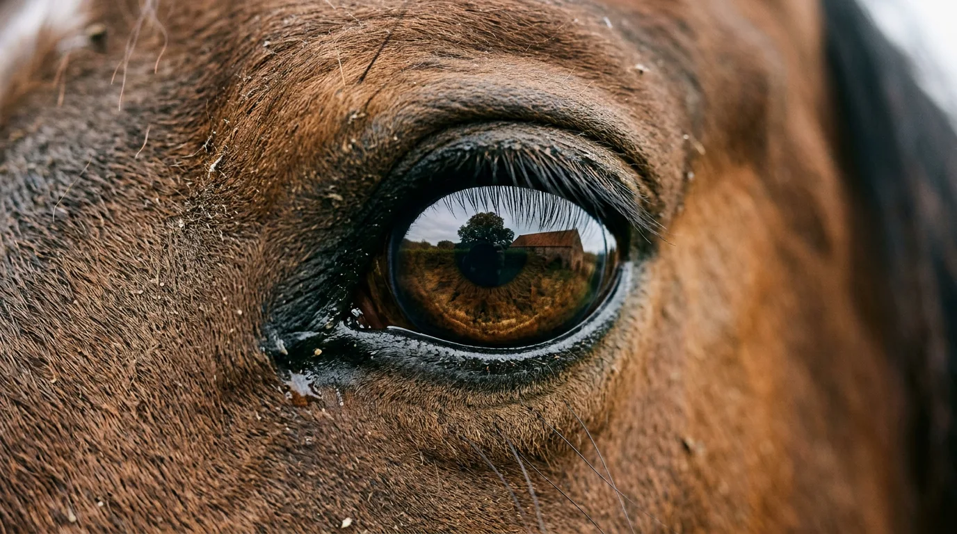 Un regard de cheval, Centre équestre d'Artemare, Artemare