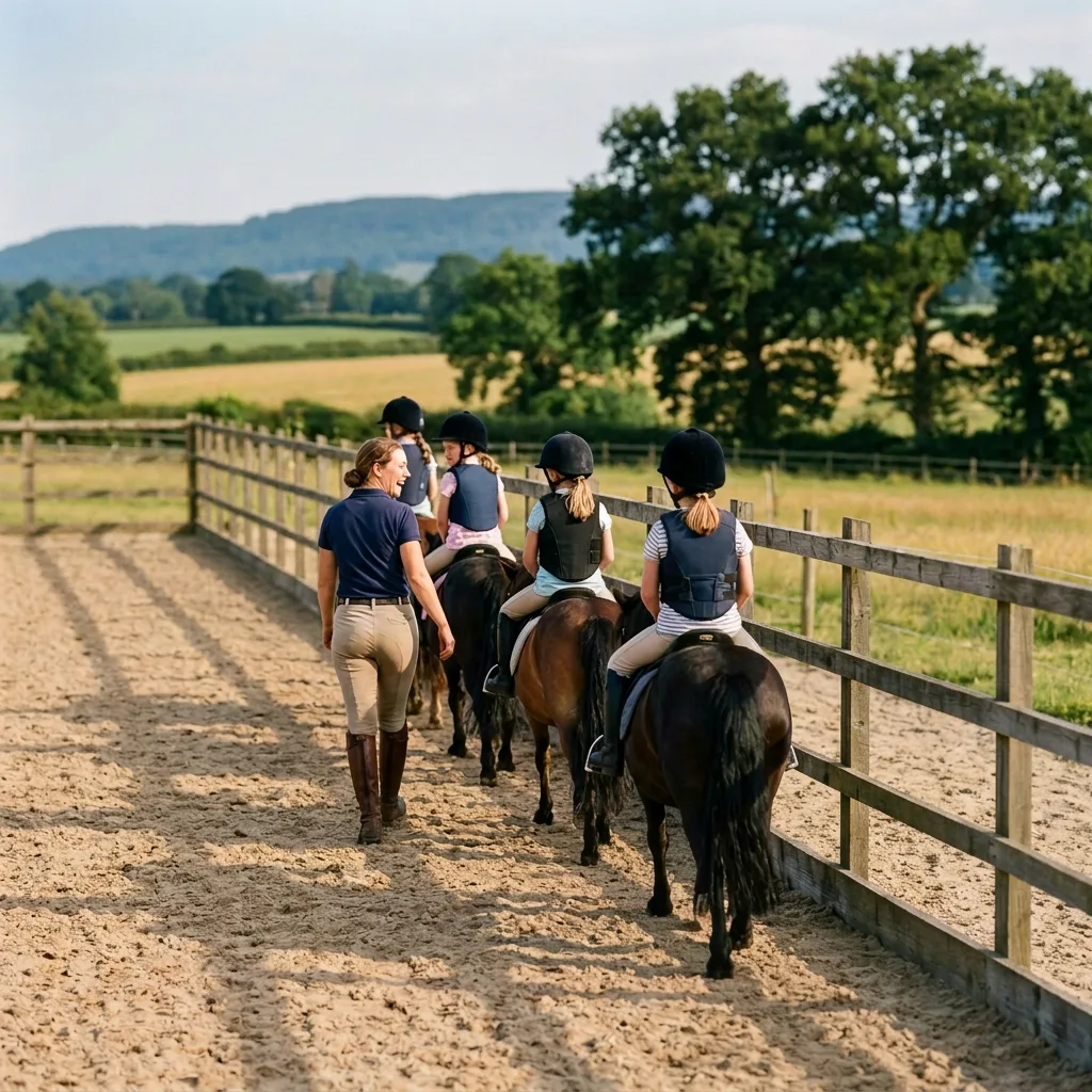Cours de poney à Artemare, Ain